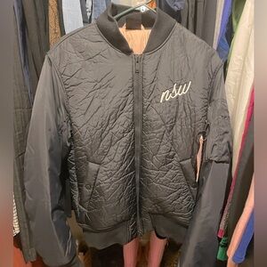 Black & Pink Nike NSW coat